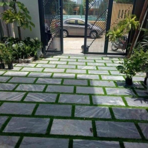 Thi công đá sân vườn 002