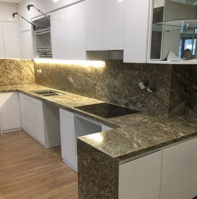 Chi phí thi công đá ốp bếp tại Quận Long Biên cập nhật 2023